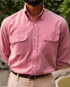 REDWOOD GHINGHAM OXFORD SHIRT