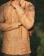 SIENA LINEN GUAYABERA SHIRT