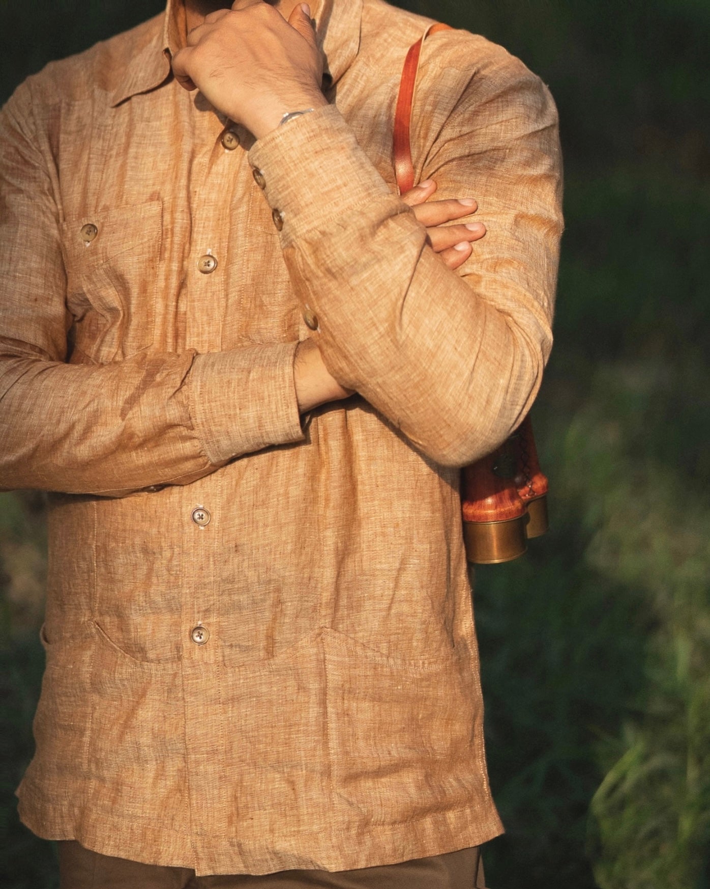 Siena Linen Guayabera Shirt