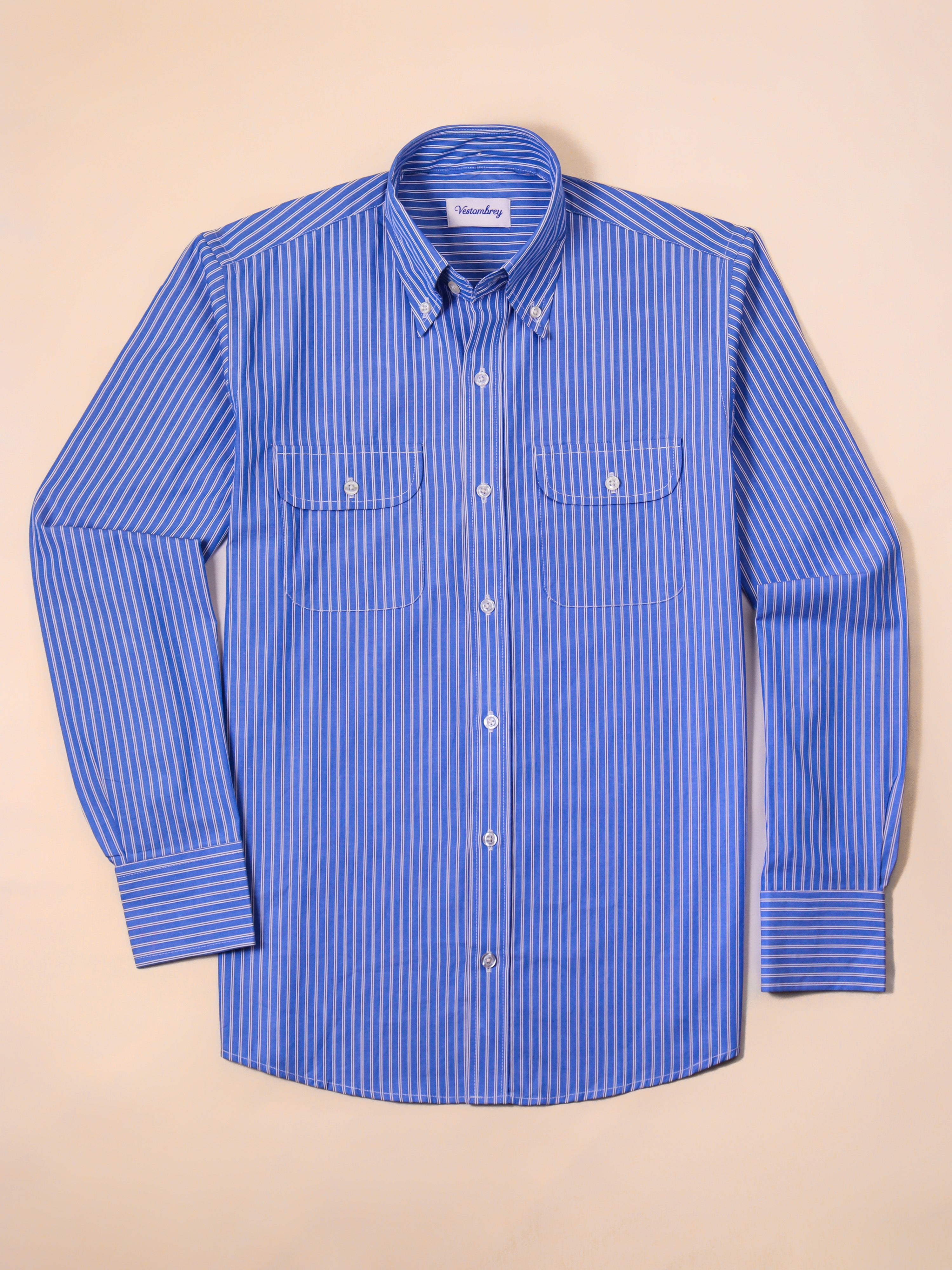 Rivato Double Pocket Striped Shirt