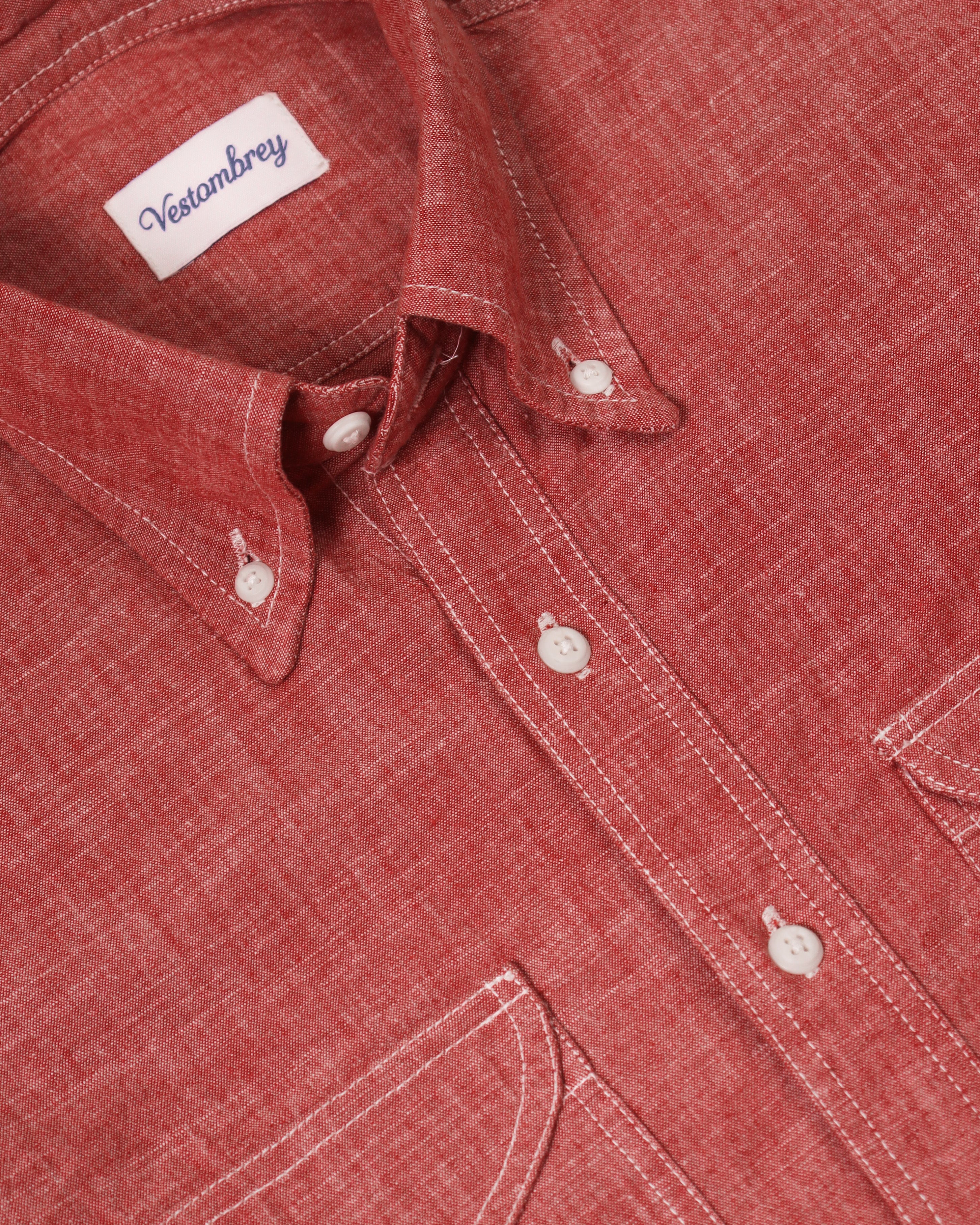 Amalfi Brick Chambray Shirt