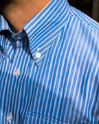 RIVATO STRIPED DOUBLE POCKET SHIRT