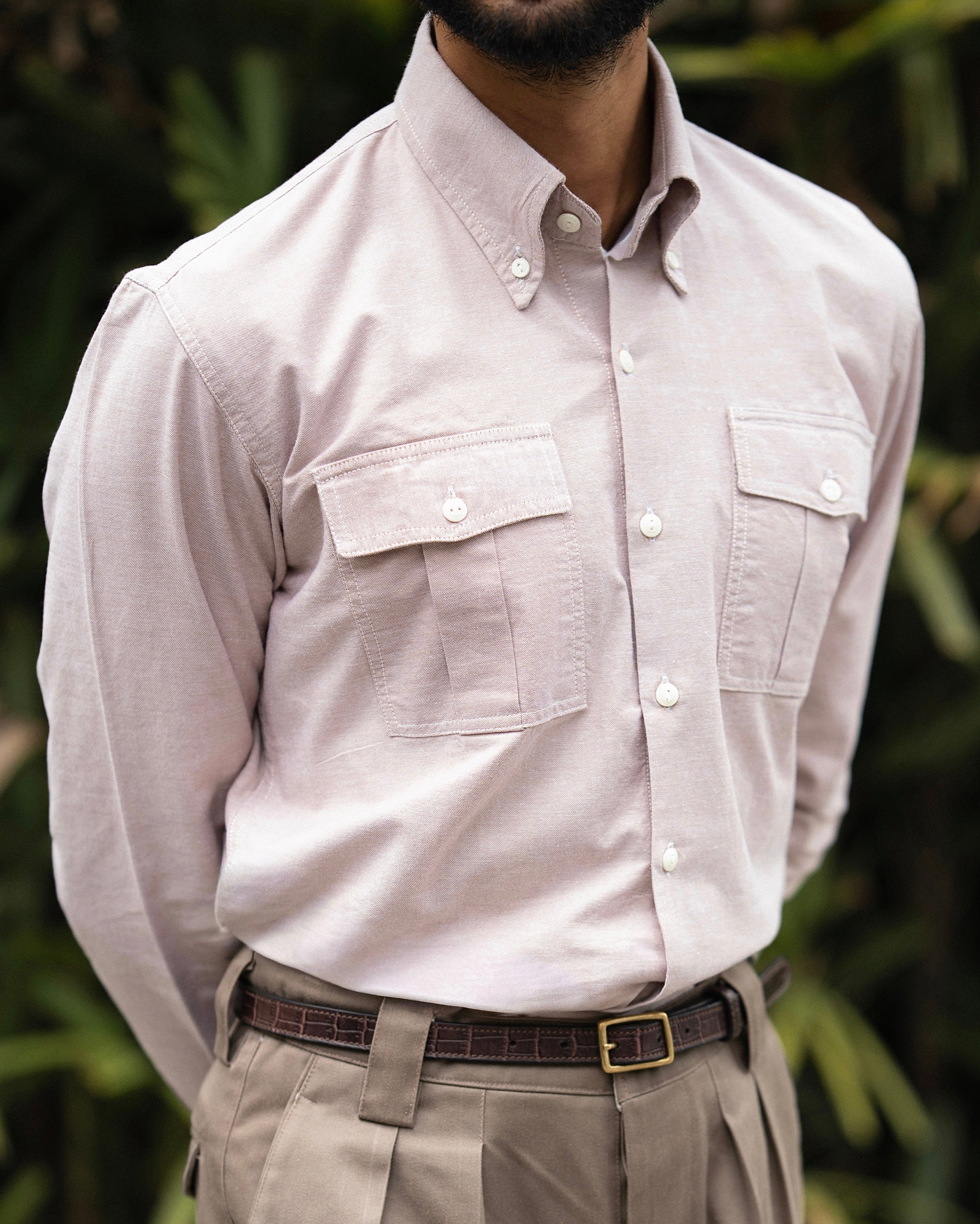 Sandrift Double Pocket Oxford Shirt
