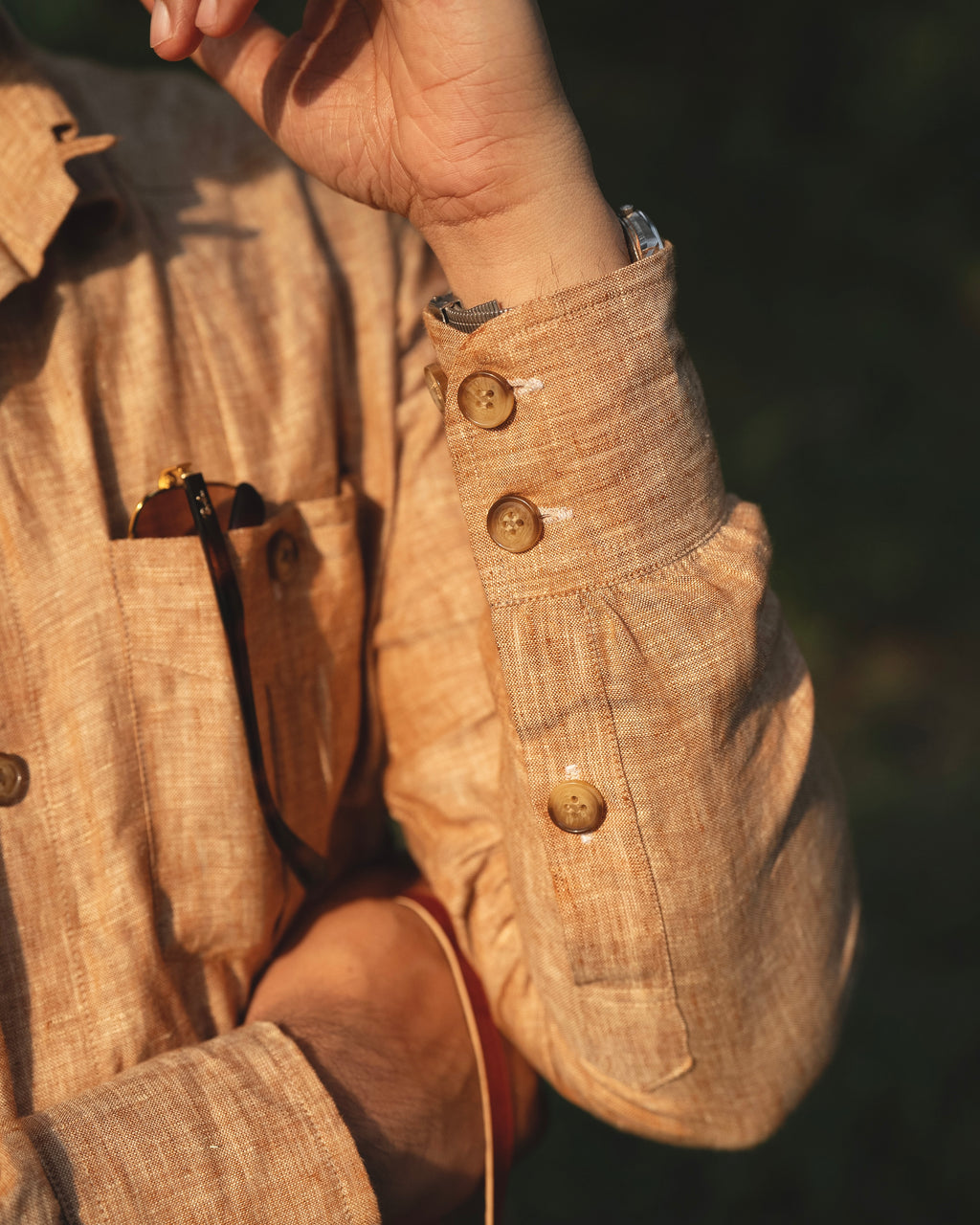 Siena Linen Guayabera Shirt