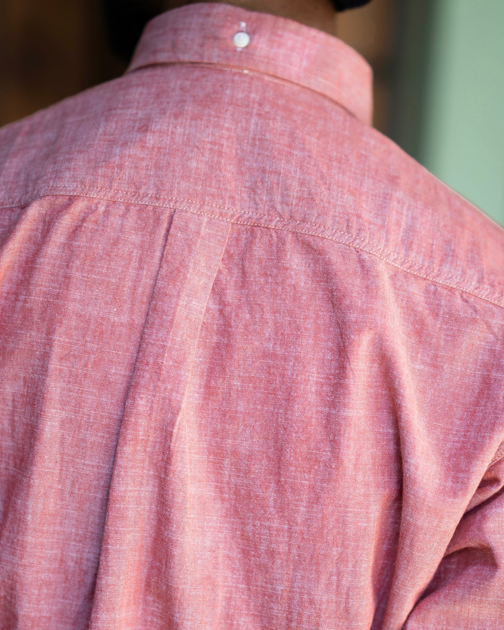 Corallo Brushed Oxford Double Pocket Shirt