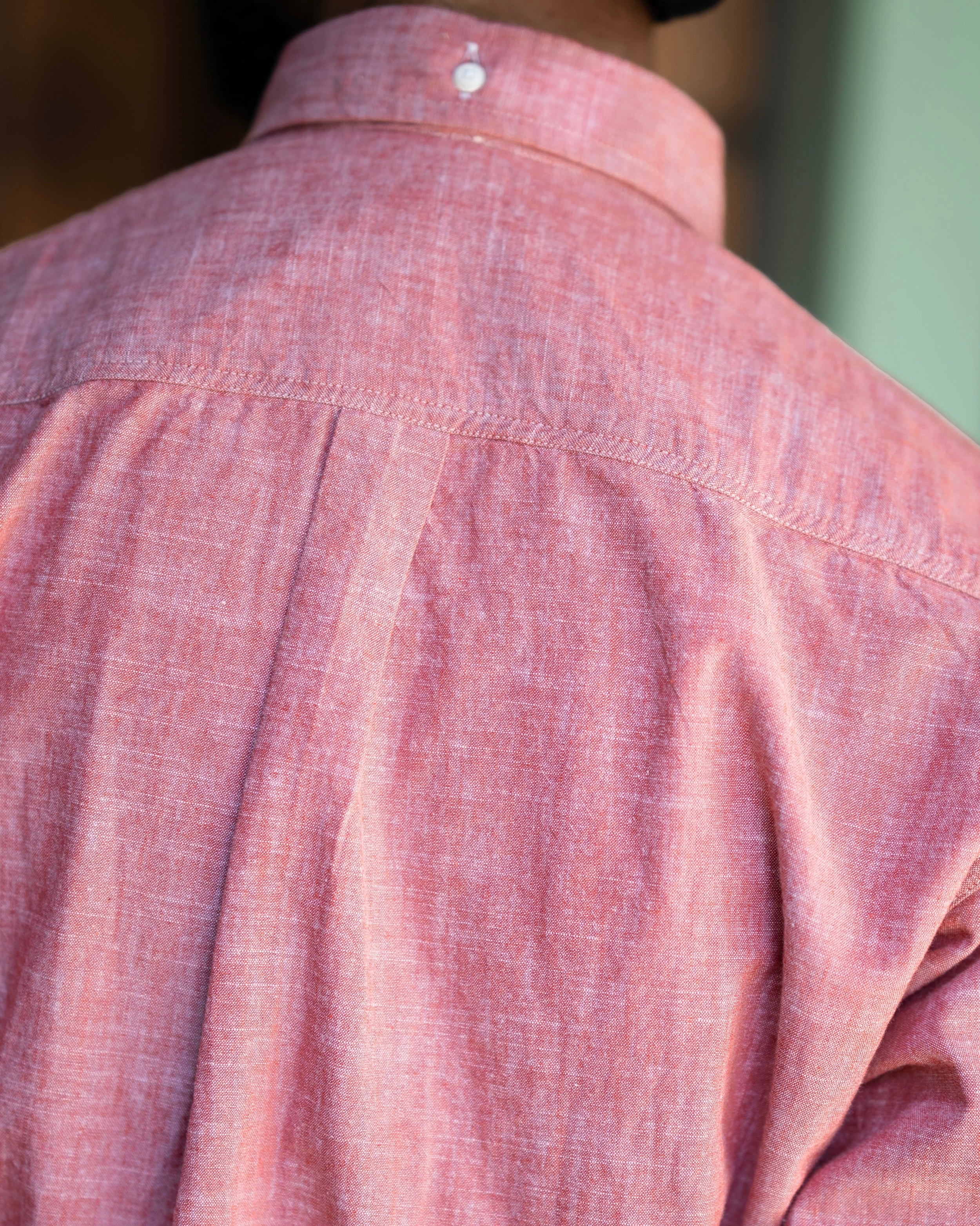 Corallo Brushed Oxford Double Pocket Shirt