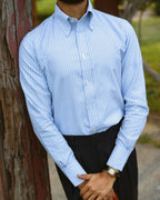 POSSILIPO STRIPED OXFORD SHIRT