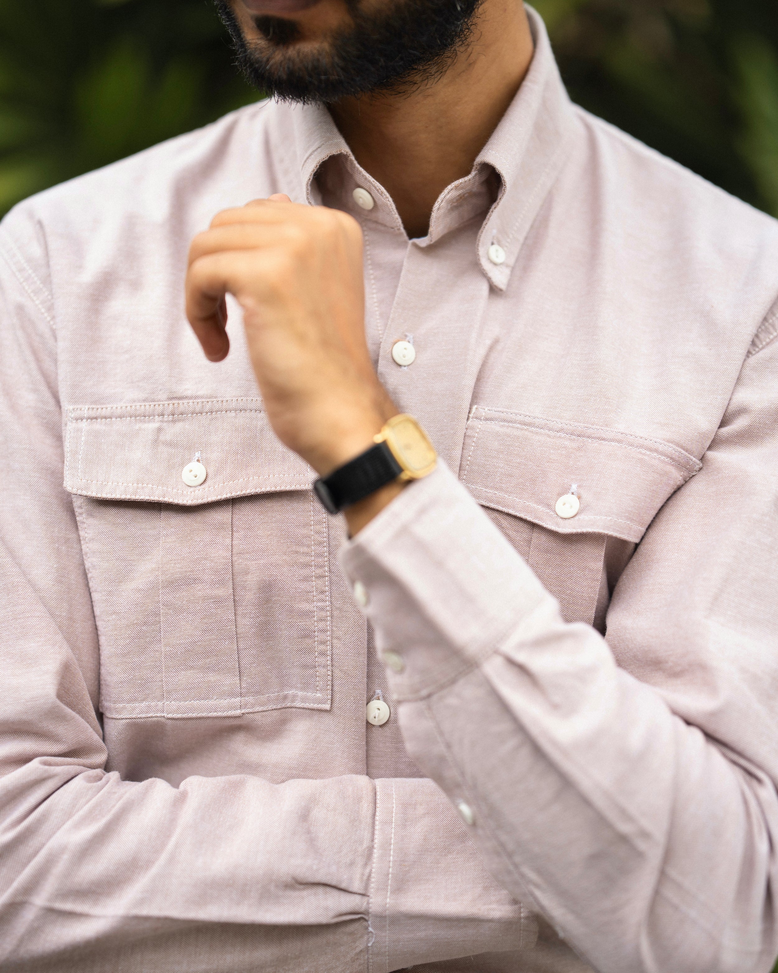 Sandrift Double Pocket Oxford Shirt