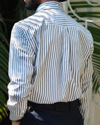 CARRARA SLATE STRIPE SHIRT