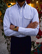 REGENT STRIPE OXFORD SHIRT