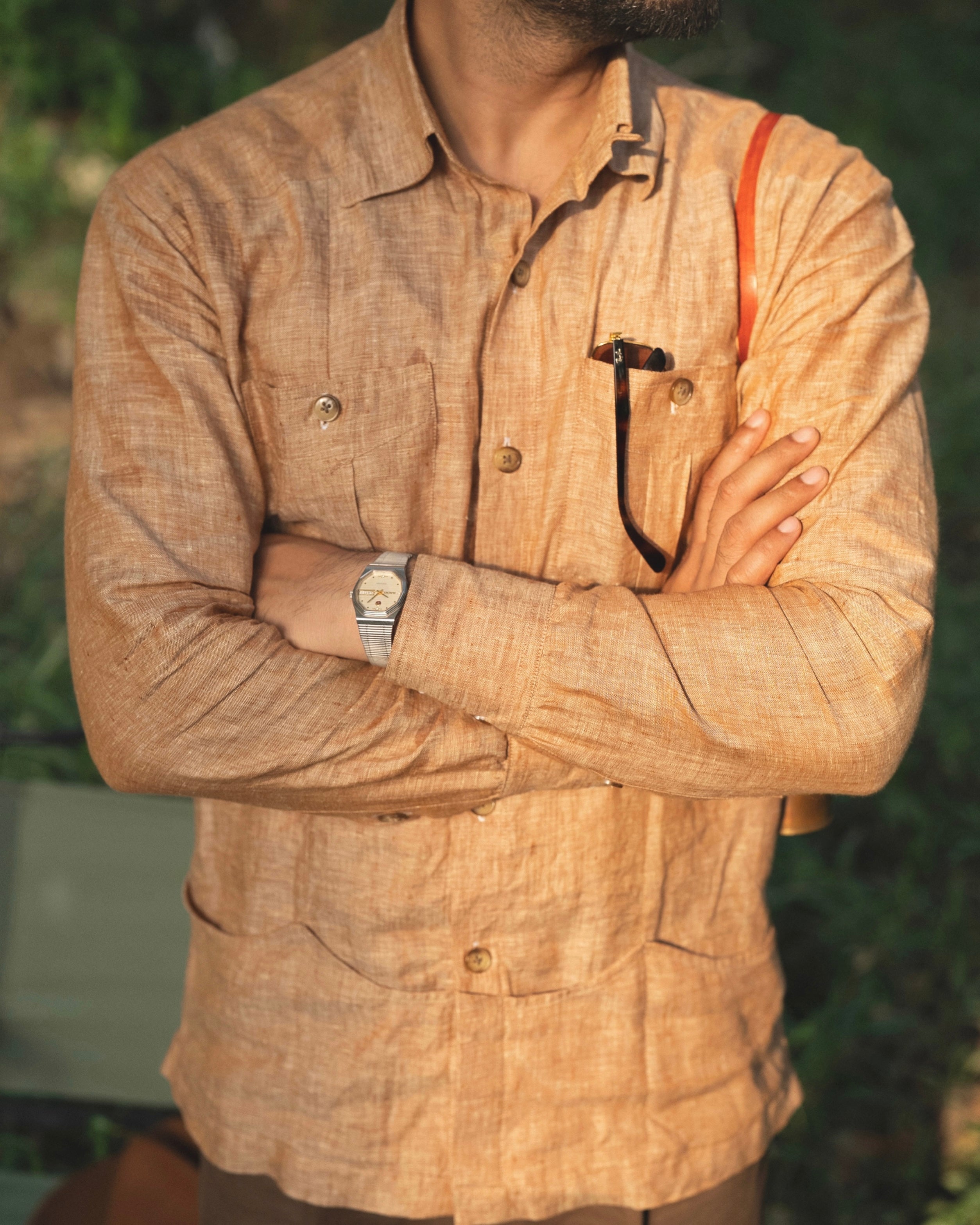 Siena Linen Guayabera Shirt