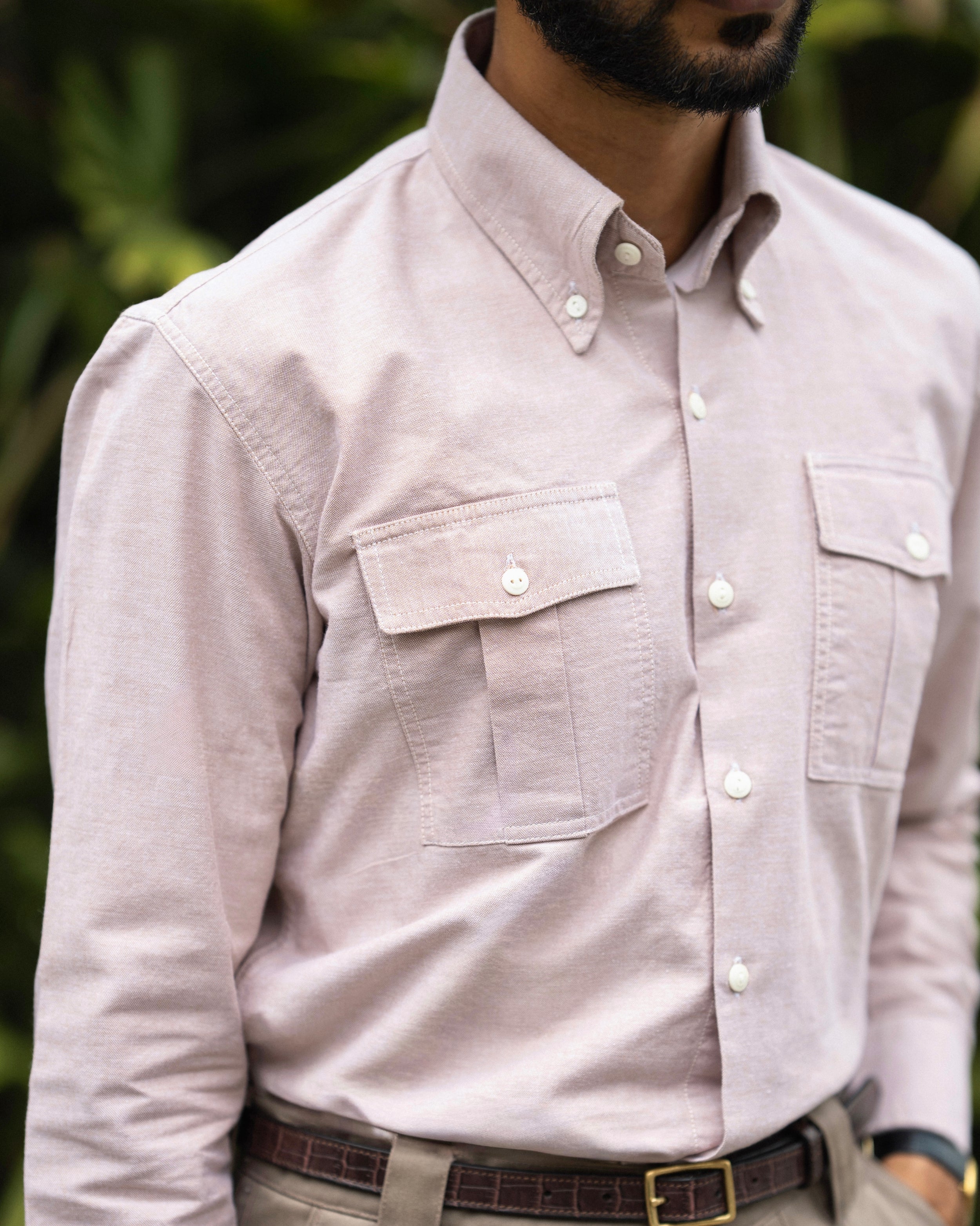 Sandrift Double Pocket Oxford Shirt