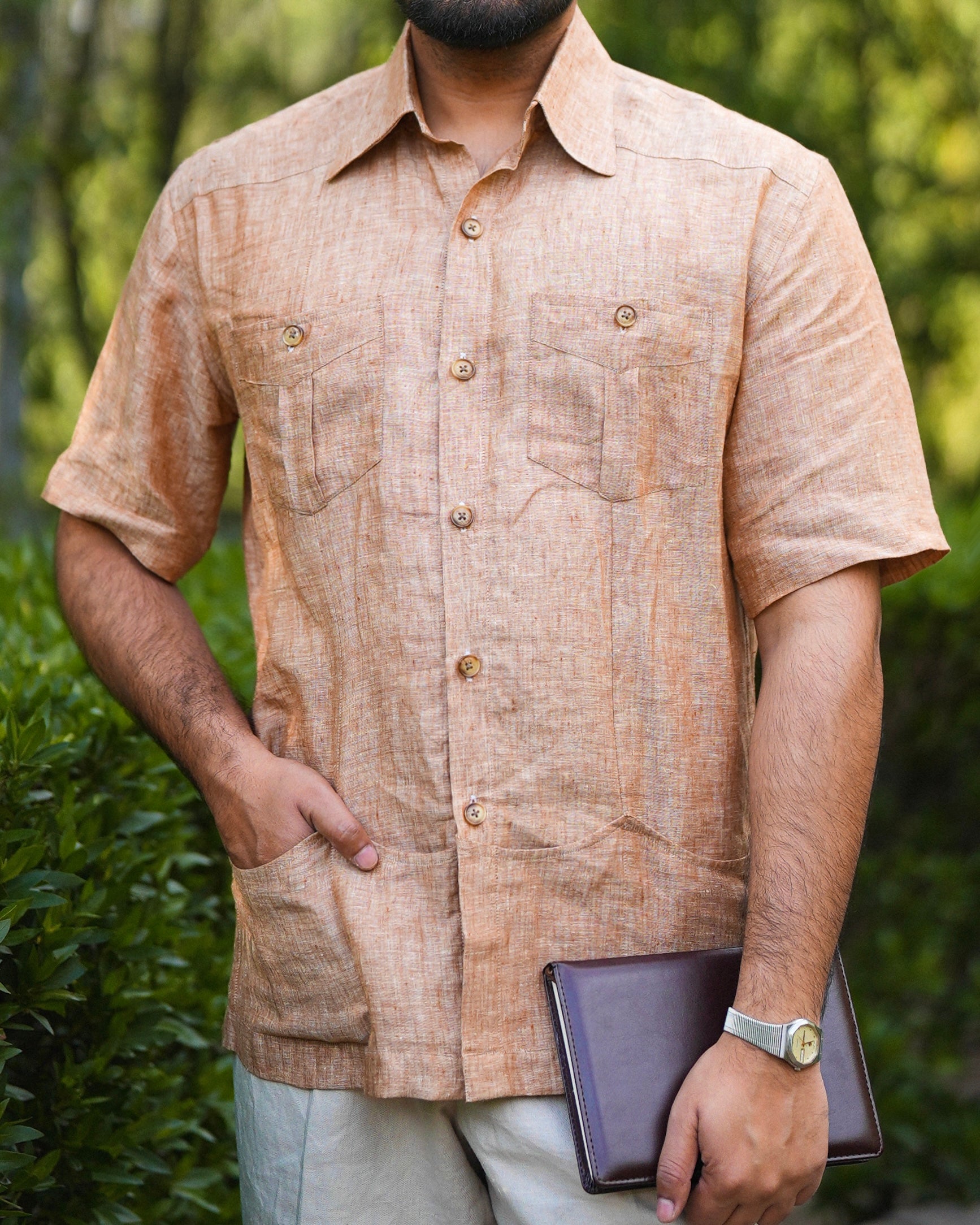 Toscana Guayabera Linen Shirt
