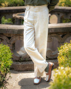 Villaire Double-Pleated Linen Trousers