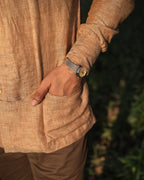SIENA LINEN GUAYABERA SHIRT