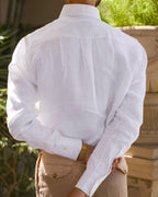 Portofino White Linen Shirt