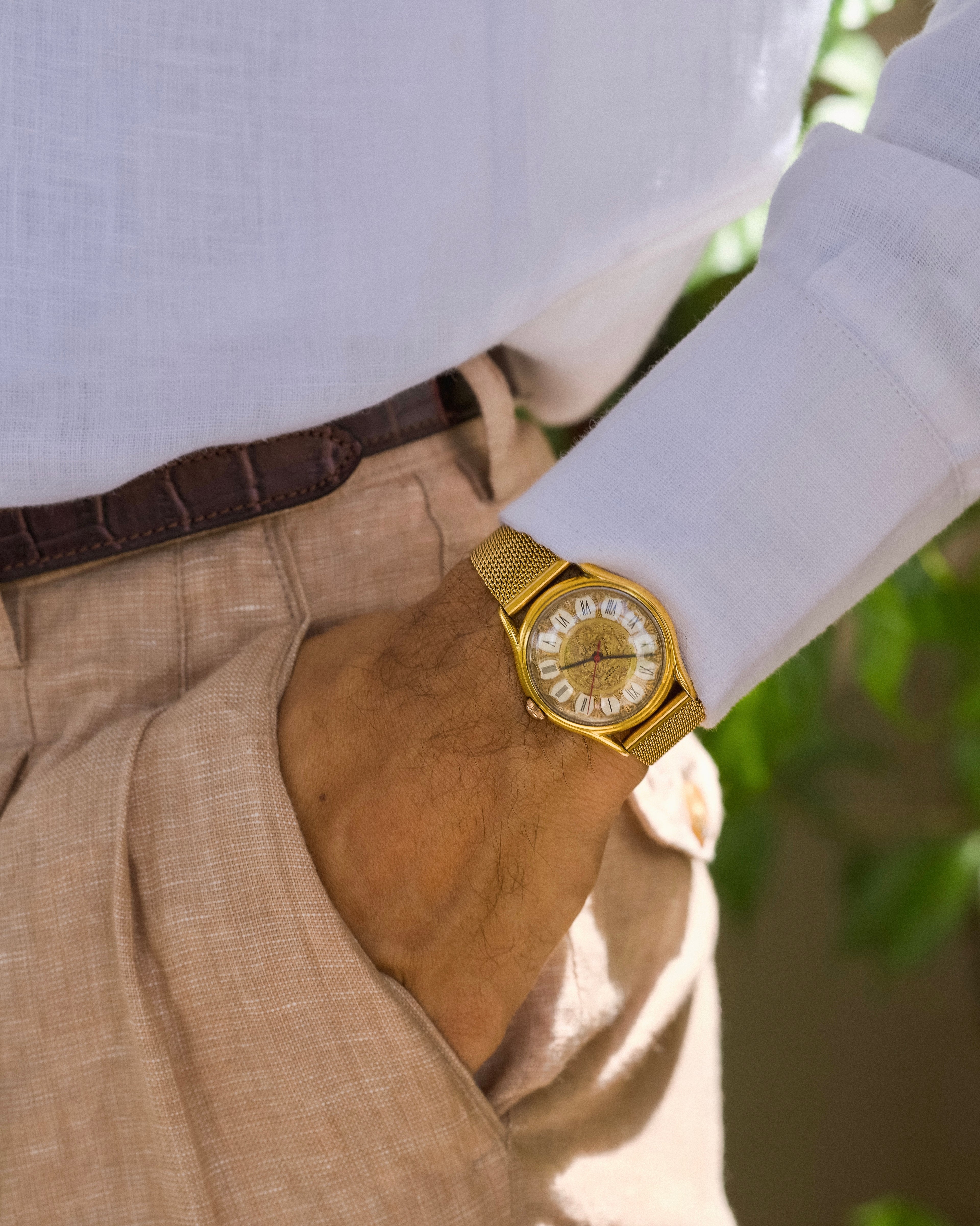 Portofino White Linen Shirt