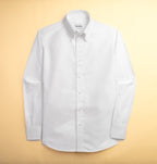 SNOWFALL WHITE BUTTON DOWN SHIRT