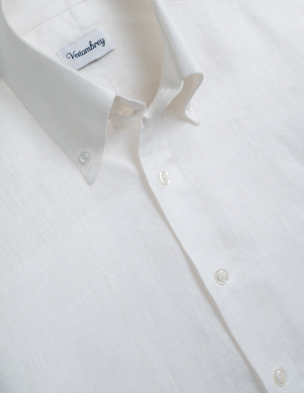 Portofino White Linen Shirt