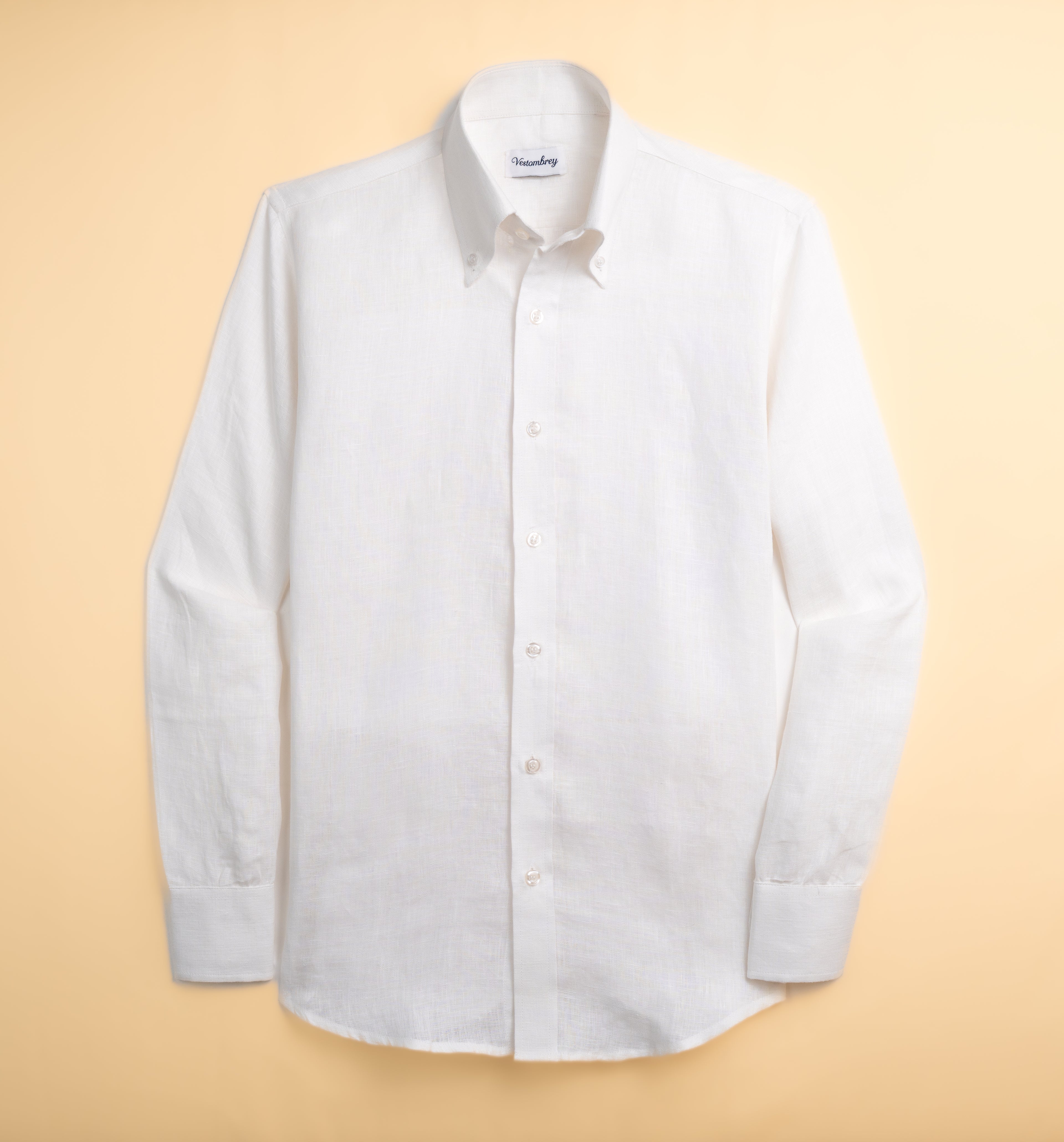 Portofino White Linen Shirt