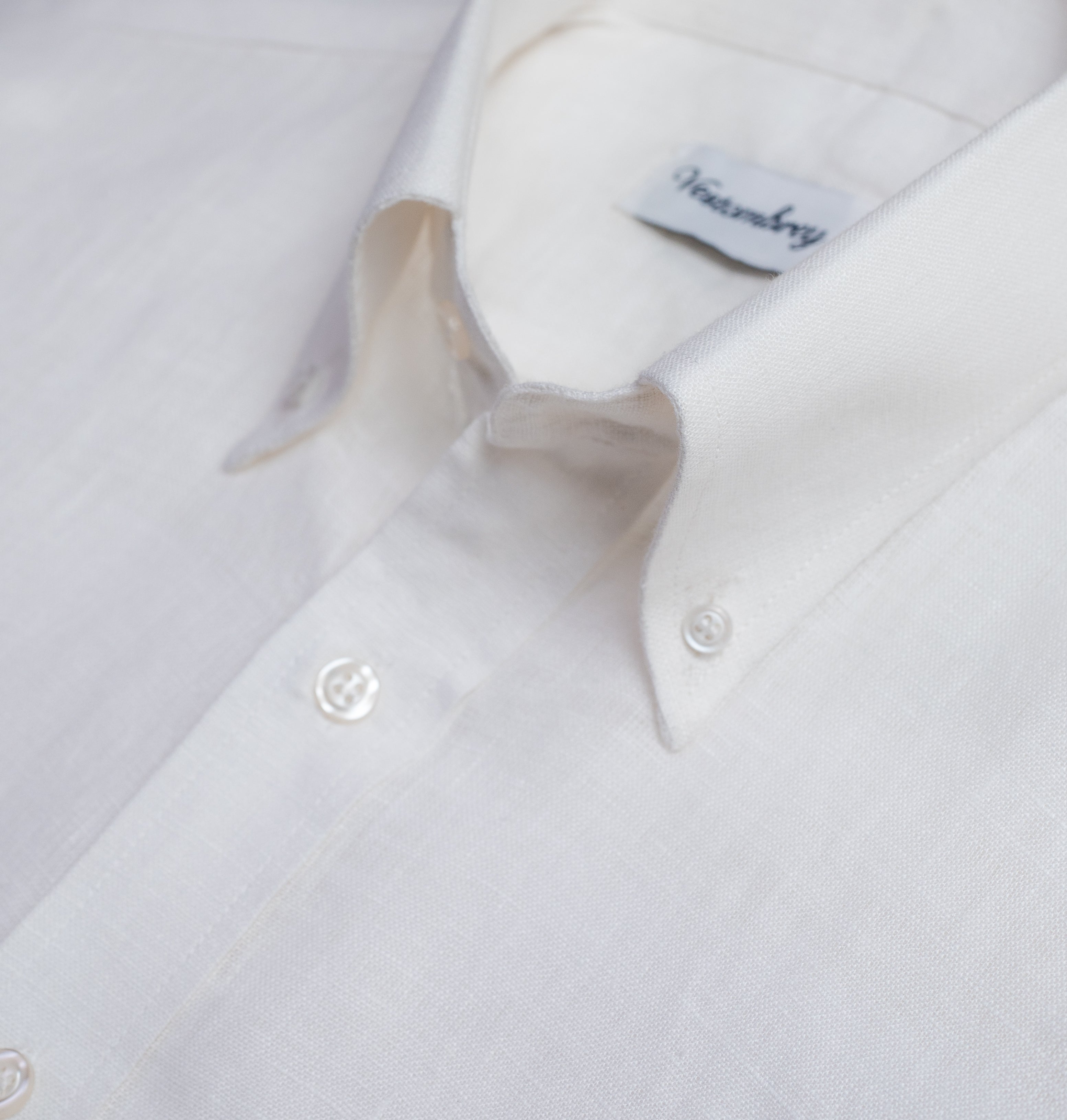 Portofino White Linen Shirt