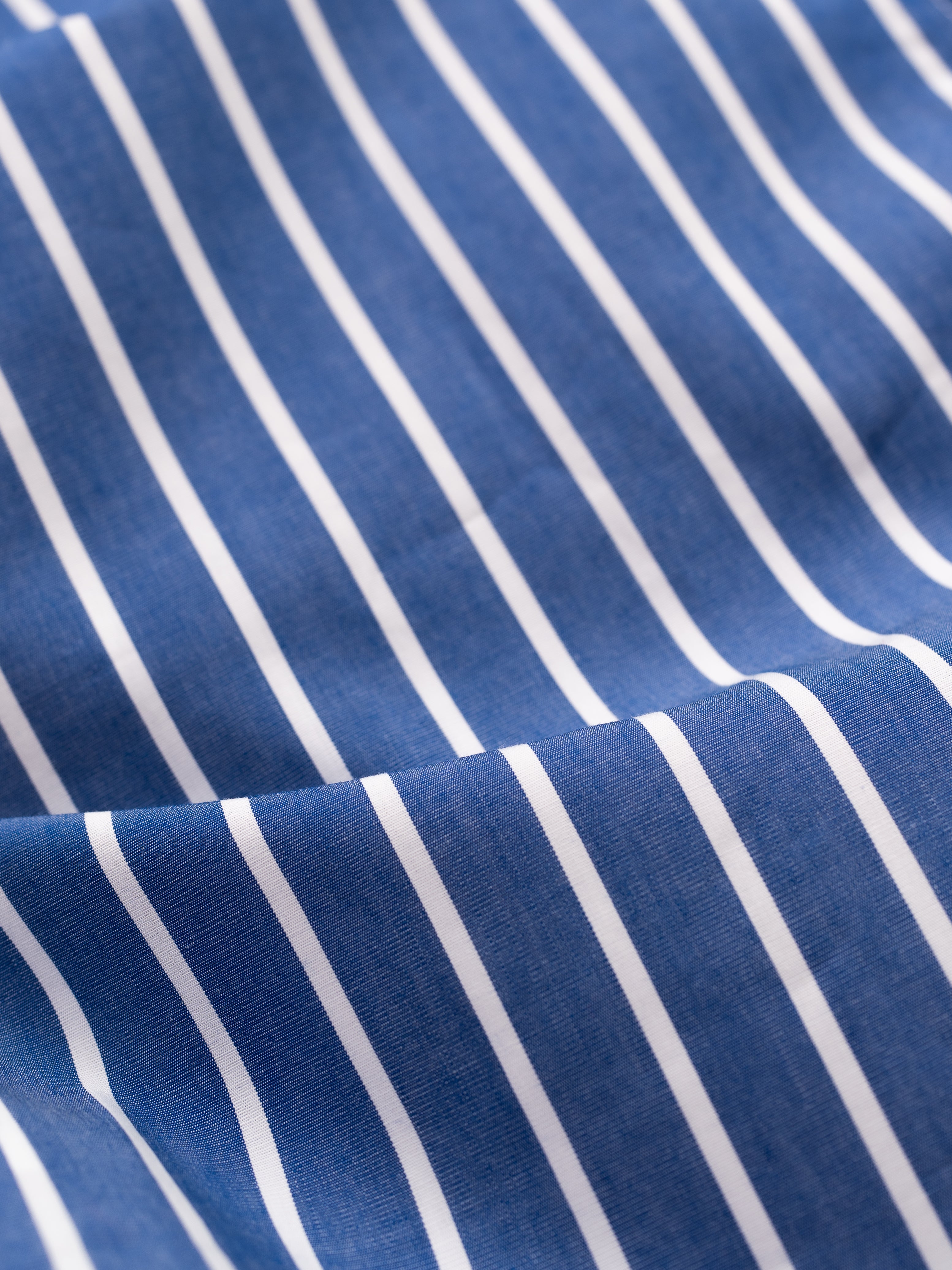 Patrimonial Navy Blue Single Pocket Shirt