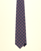 VERONA GEOMETRIC MEDALLION SILK TIE