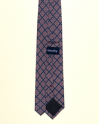 VERONA GEOMETRIC MEDALLION SILK TIE