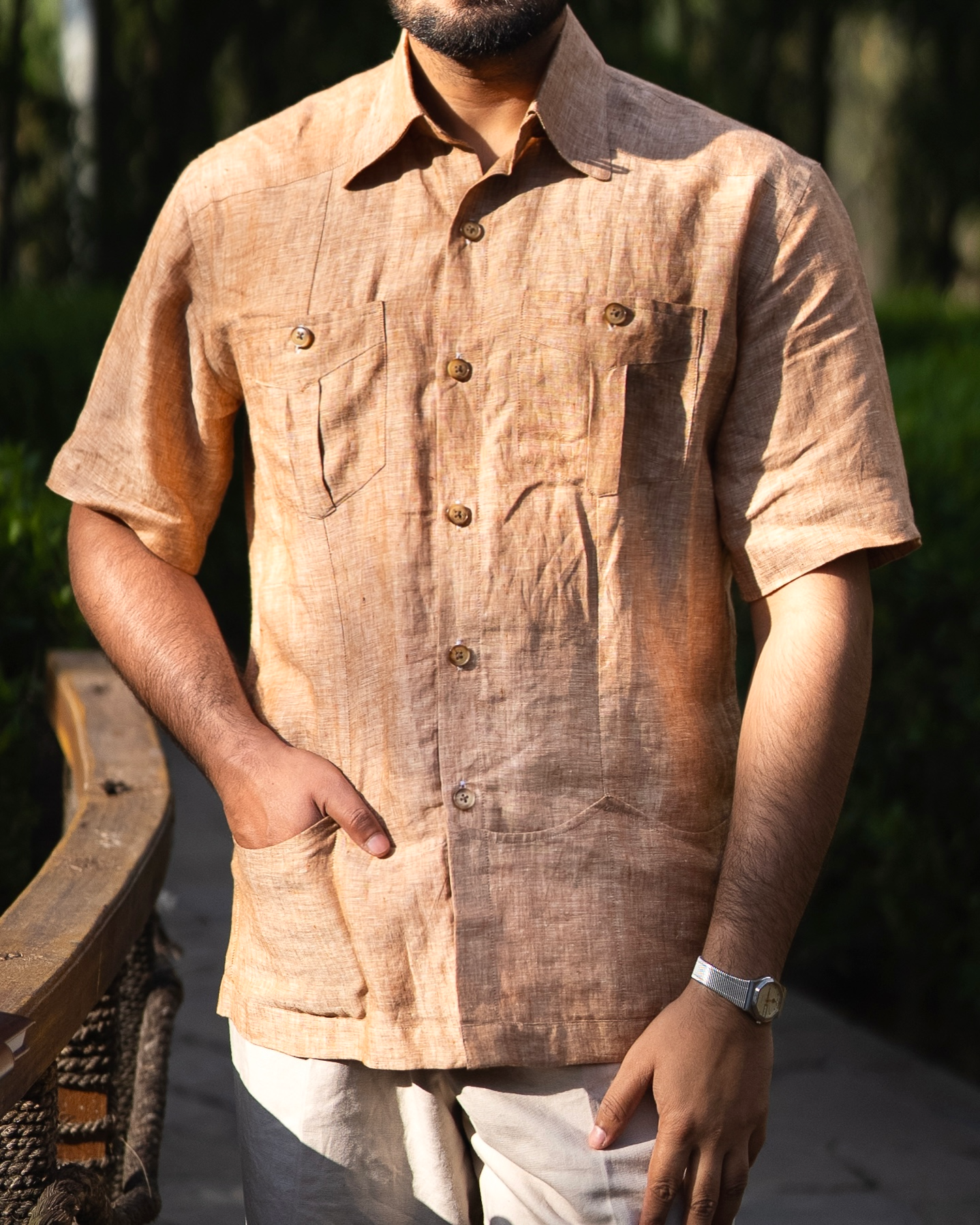 Toscana Guayabera Linen Shirt