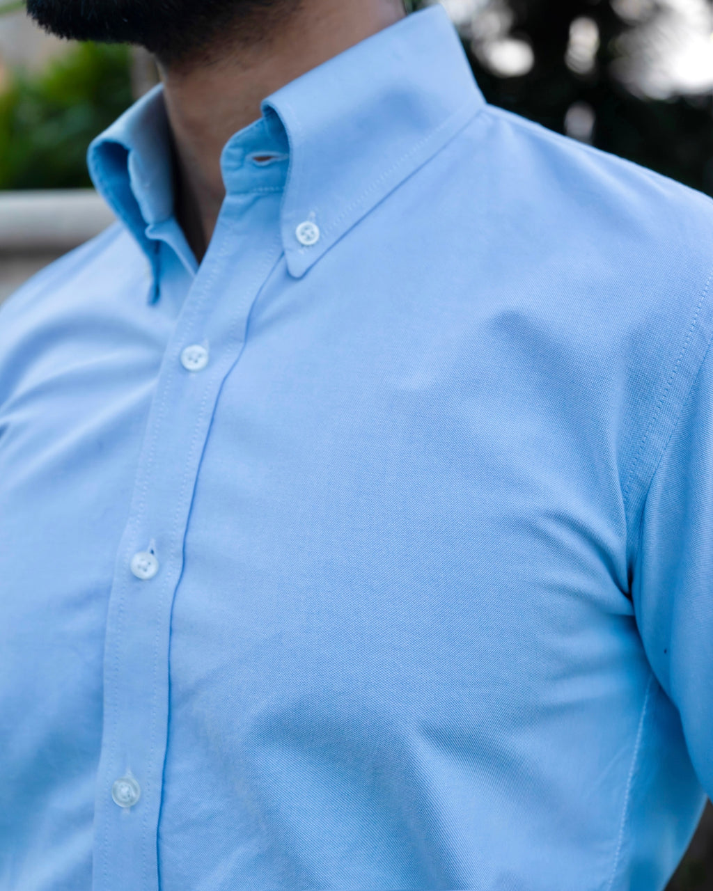 Brera Sky Blue Oxford Button Down Shirt