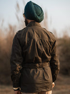 DESERT COMMANDER OLIVE BELTED JACKET