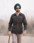 DESERT COMMANDER OLIVE BELTED JACKET