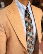 Sandstone Classic Flap Pocket Linen Suit